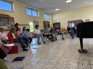 Chor Durmersheim bei der Probe