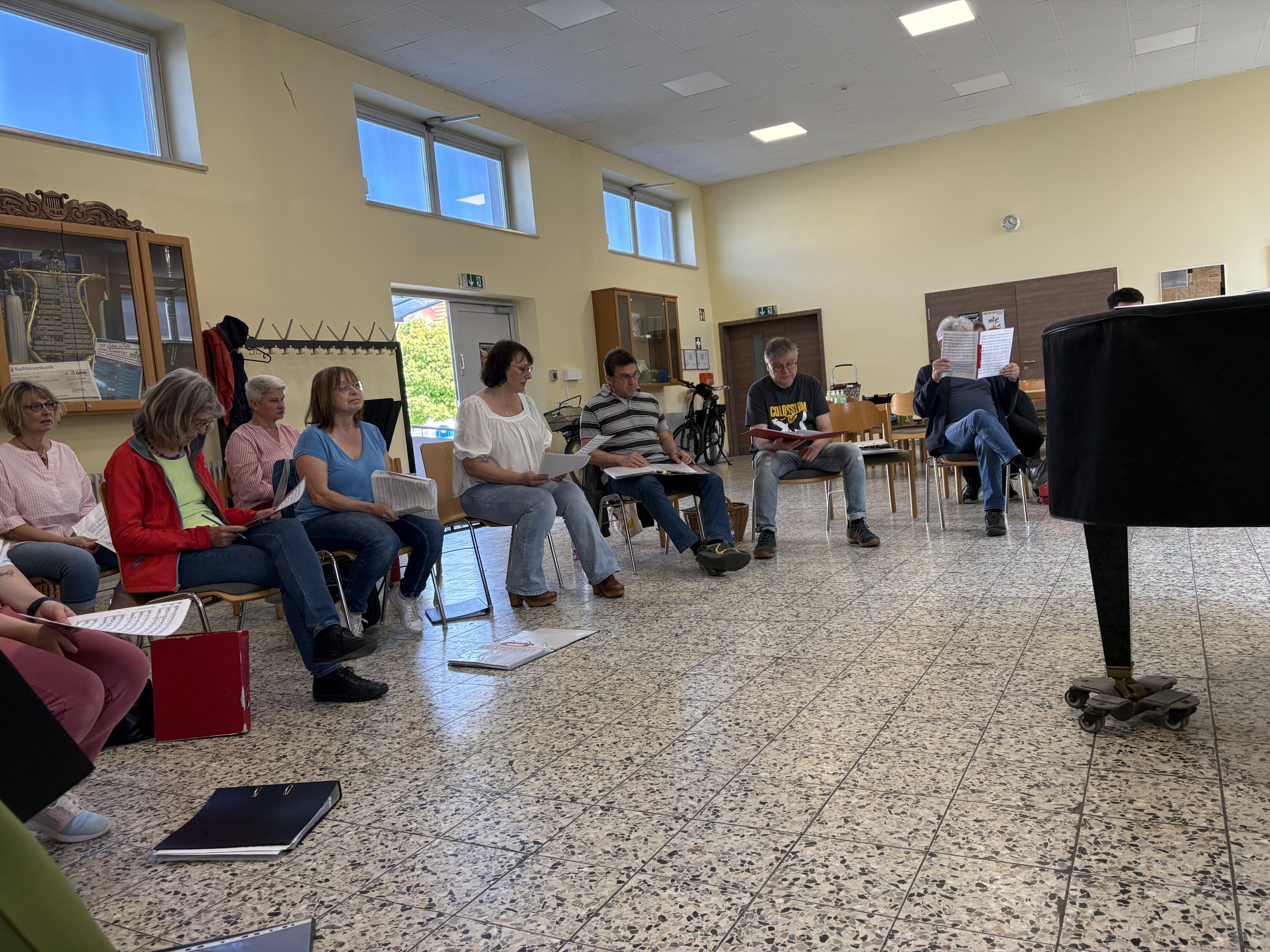 Chor Durmersheim bei der Probe